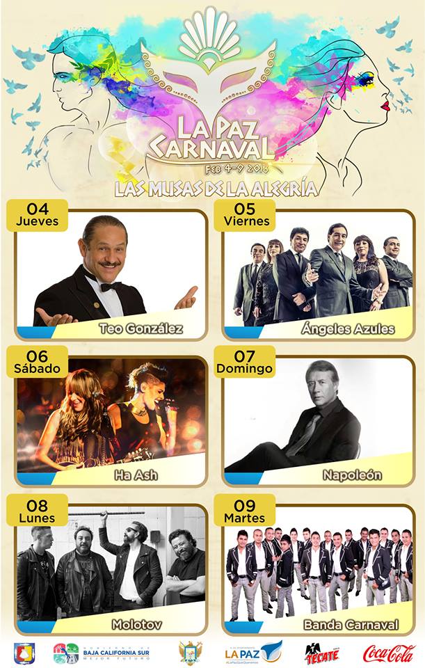 cartelera carnaval la paz 2016